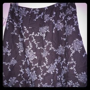 A-Line skirt with zipper